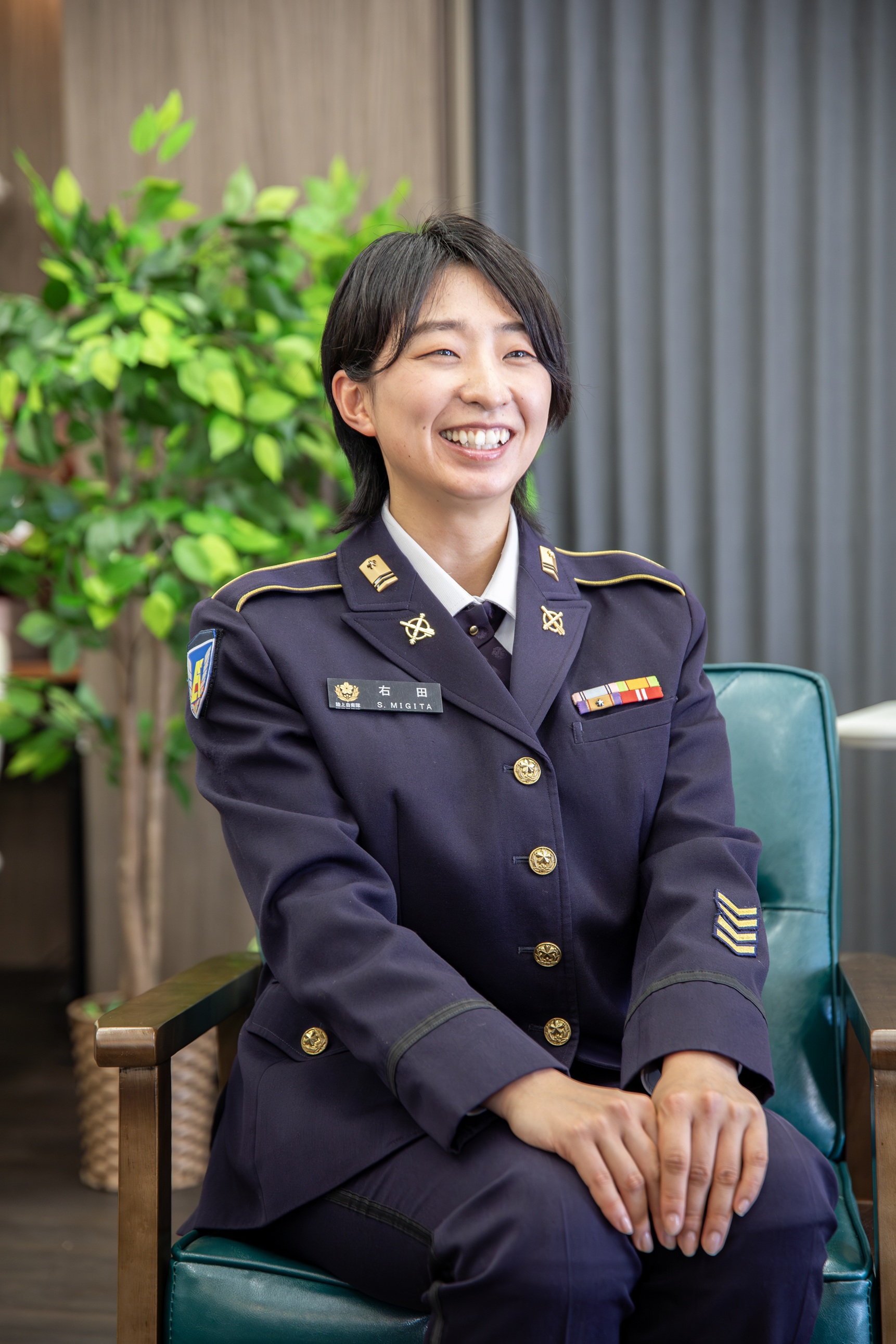 自衛隊山梨地方協力本部 　右田早希さん